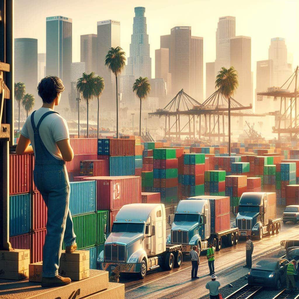 ship from china to los angeles