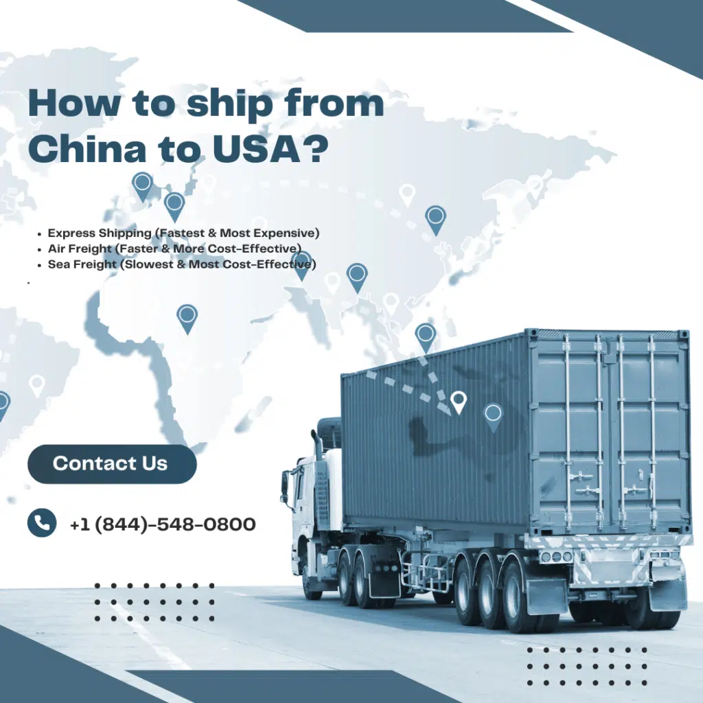 How to Ship from China to USA